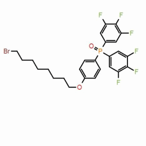 (4-((8-bromooctyl)oxy)phenyl) bis(3,4,5-trifluorophenyl) phosphine oxide; CAS: 1398615-60-5, vật liệu chủ thể phát quang