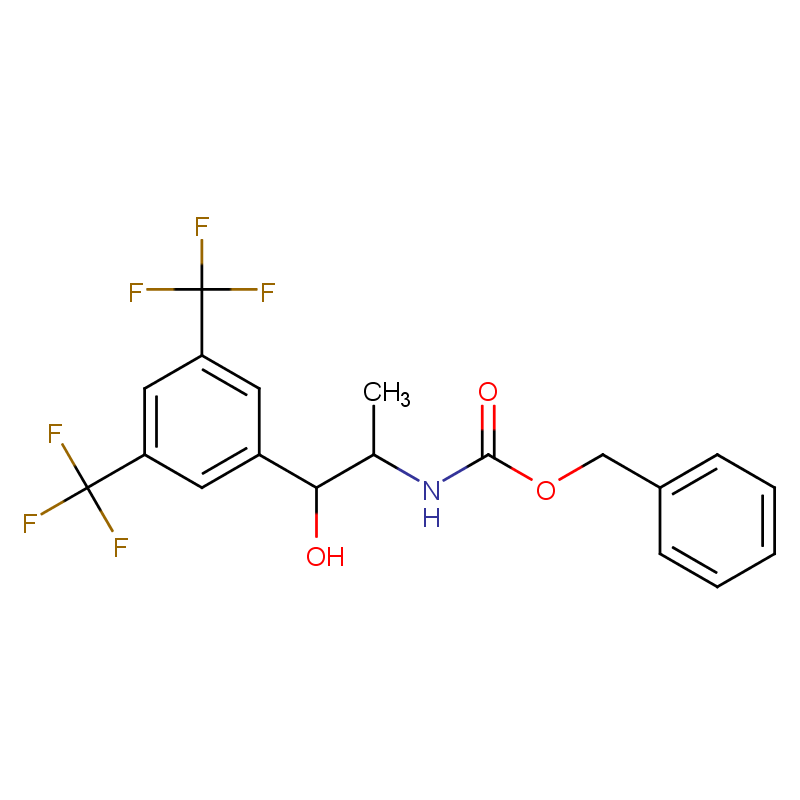[(1S,2R)-2-[3,5-dimetyl trifluorophenyl]-2-hydroxy-1-methyl ethyl] carbamate benzyl ester