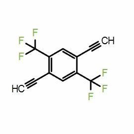 1,4-Đietynyl-2,5-bis(trifluoromethyl)benzen ; CAS: 1084895-80-6 - Sản xuất tự chủ, sản phẩm nghiên cứu, thanh toán sau khi nhận hàng cho đại học/nghiên cứu viện/tổ chức nghiên cứu! Cung cấp ưu đãi cho ligand COF và MOF!