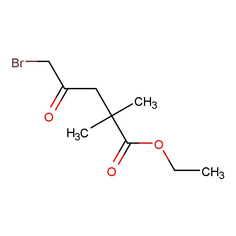 5-brom-2,2-dimetyl-4-oxo pentanoat etyl