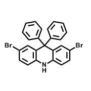 9,9-điphenyl-2,7-dibrom-9,10-dihydroacridin; CAS: 1466408-50-3 - Sản xuất tự chủ, sản phẩm phục vụ nghiên cứu, thanh toán sau khi nhận hàng cho các trường đại học, viện nghiên cứu và cơ quan nghiên cứu.